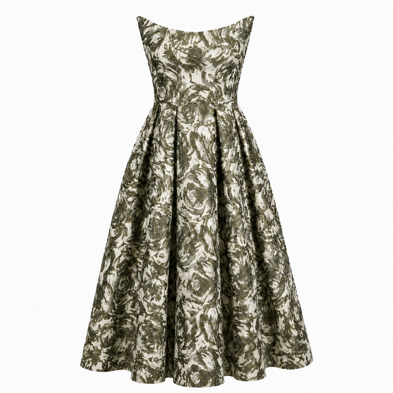 Tala Corset Midi Dress-0