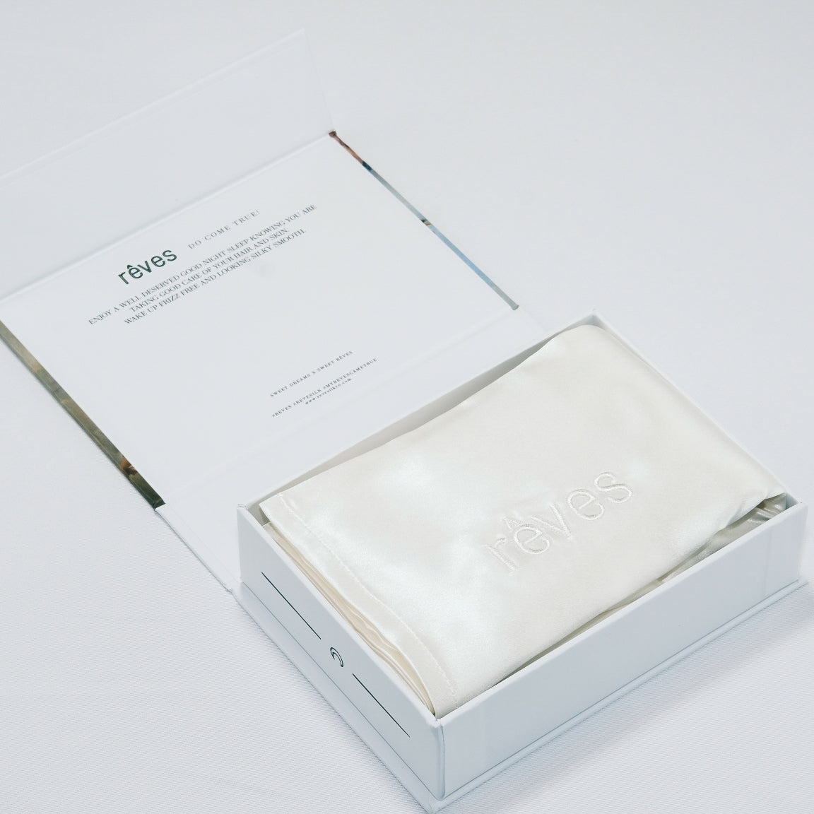 100% Mulberry Silk Pillowcase - 22 Momme Queen Size, Envelope Closure (White) (Shipping fees may apply)-0