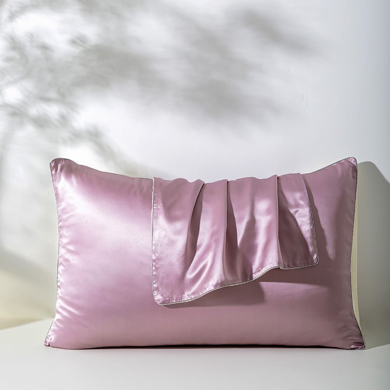 21 Momme Pure Silk Hotel Grade Pillowcase Pair-6