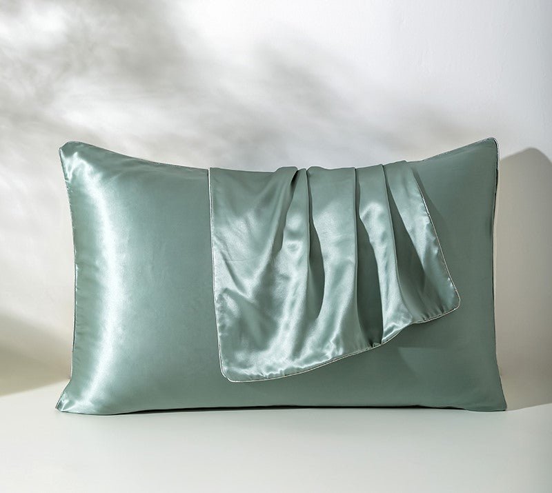 21 Momme Pure Silk Hotel Grade Pillowcase Pair-7