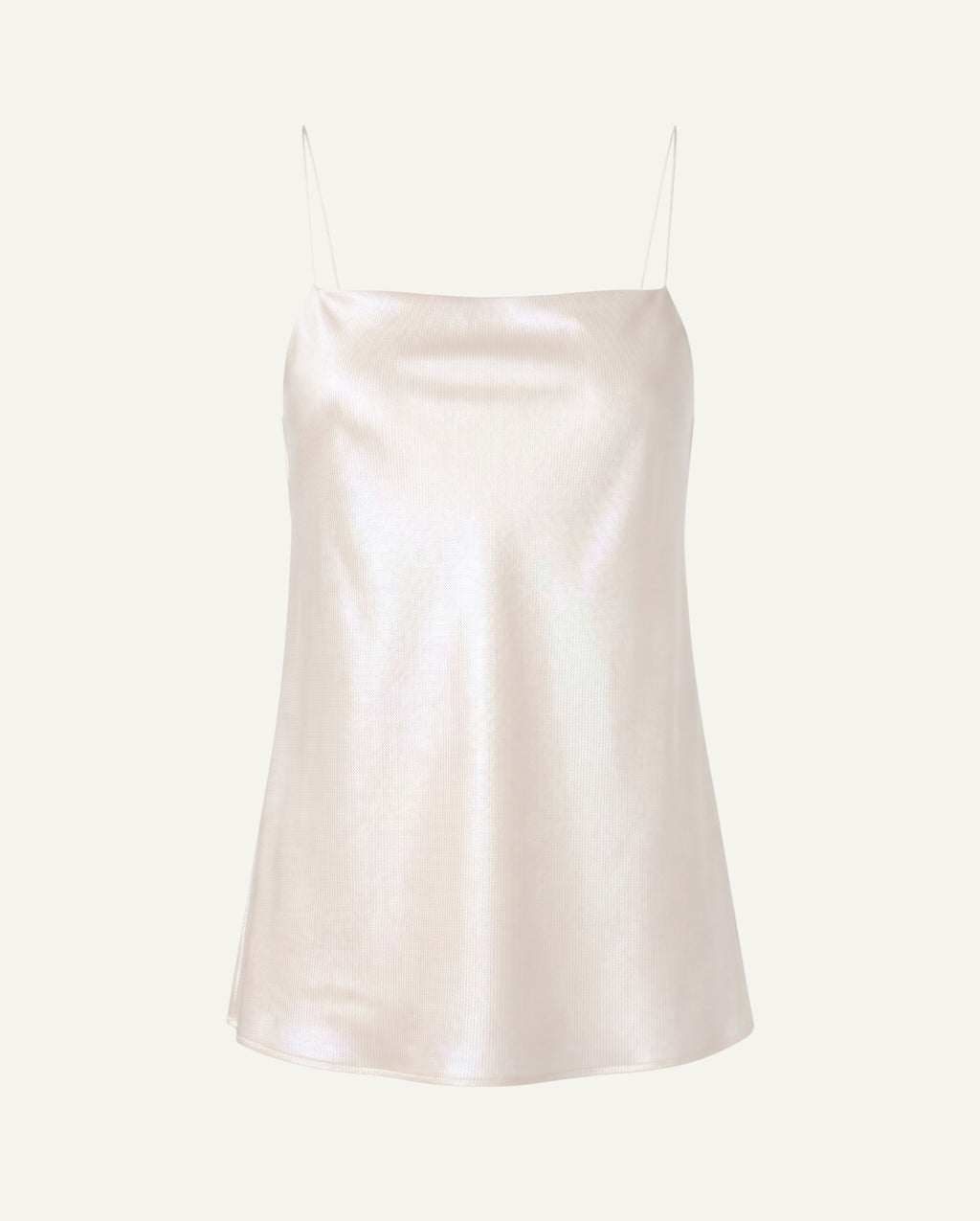 Mulberry Silk Pajama Cami - Cream