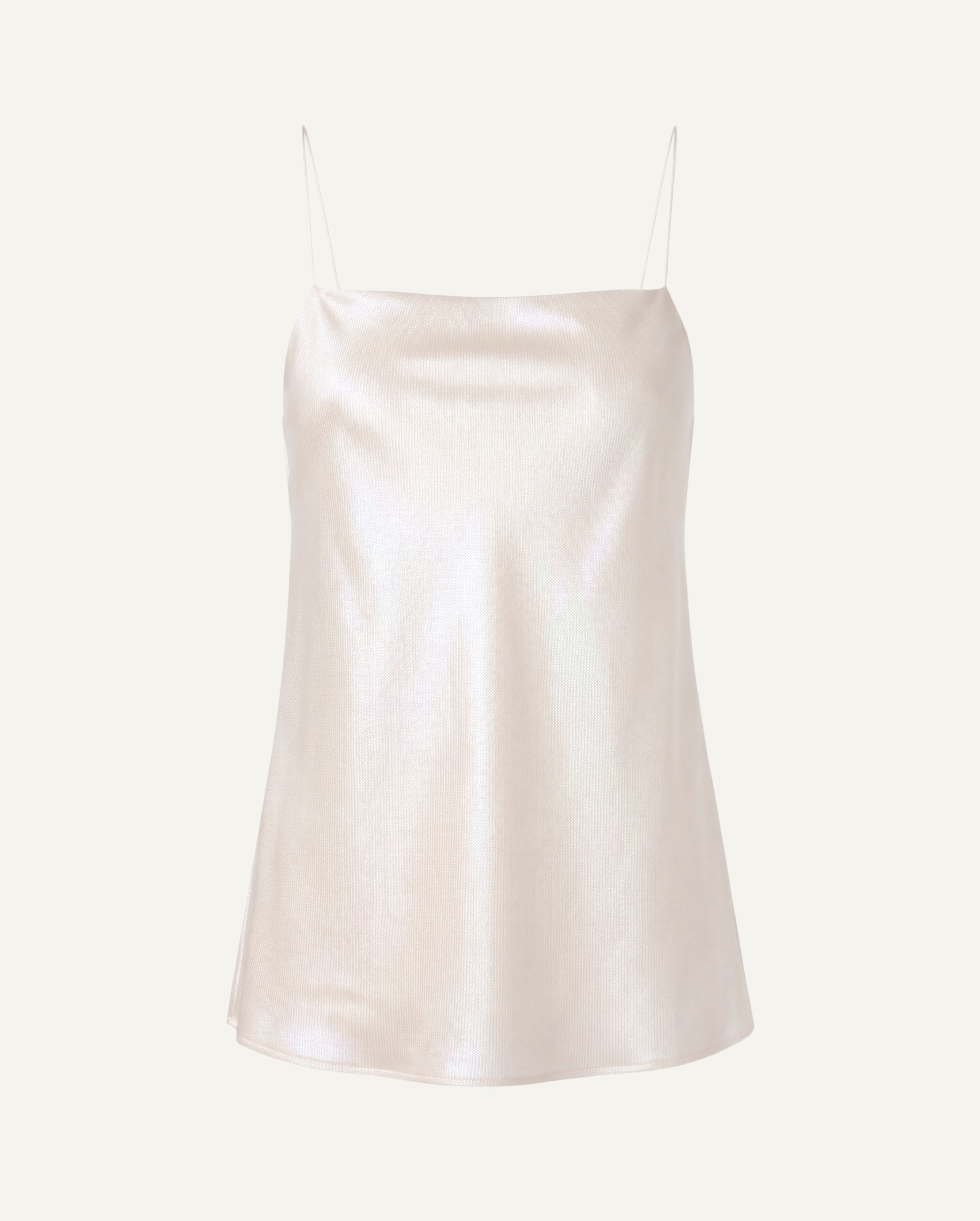 Mulberry Silk Pajama Cami - Cream