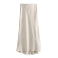 Refined Silk Midi Skirt-2