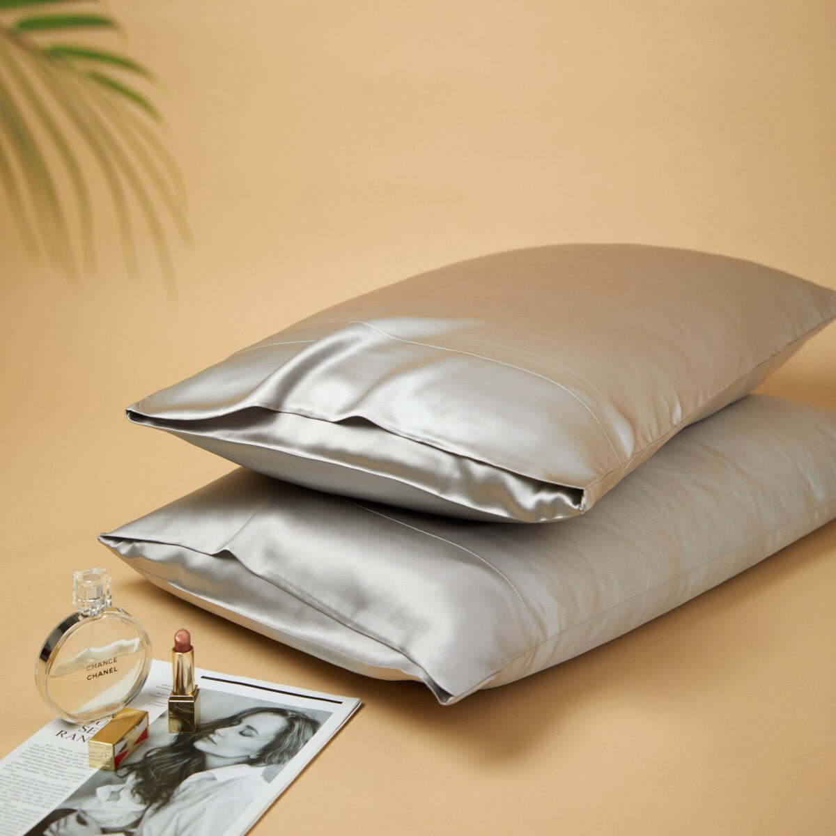 Premium Mulberry Silk Reversible Pillowcase Duo-1