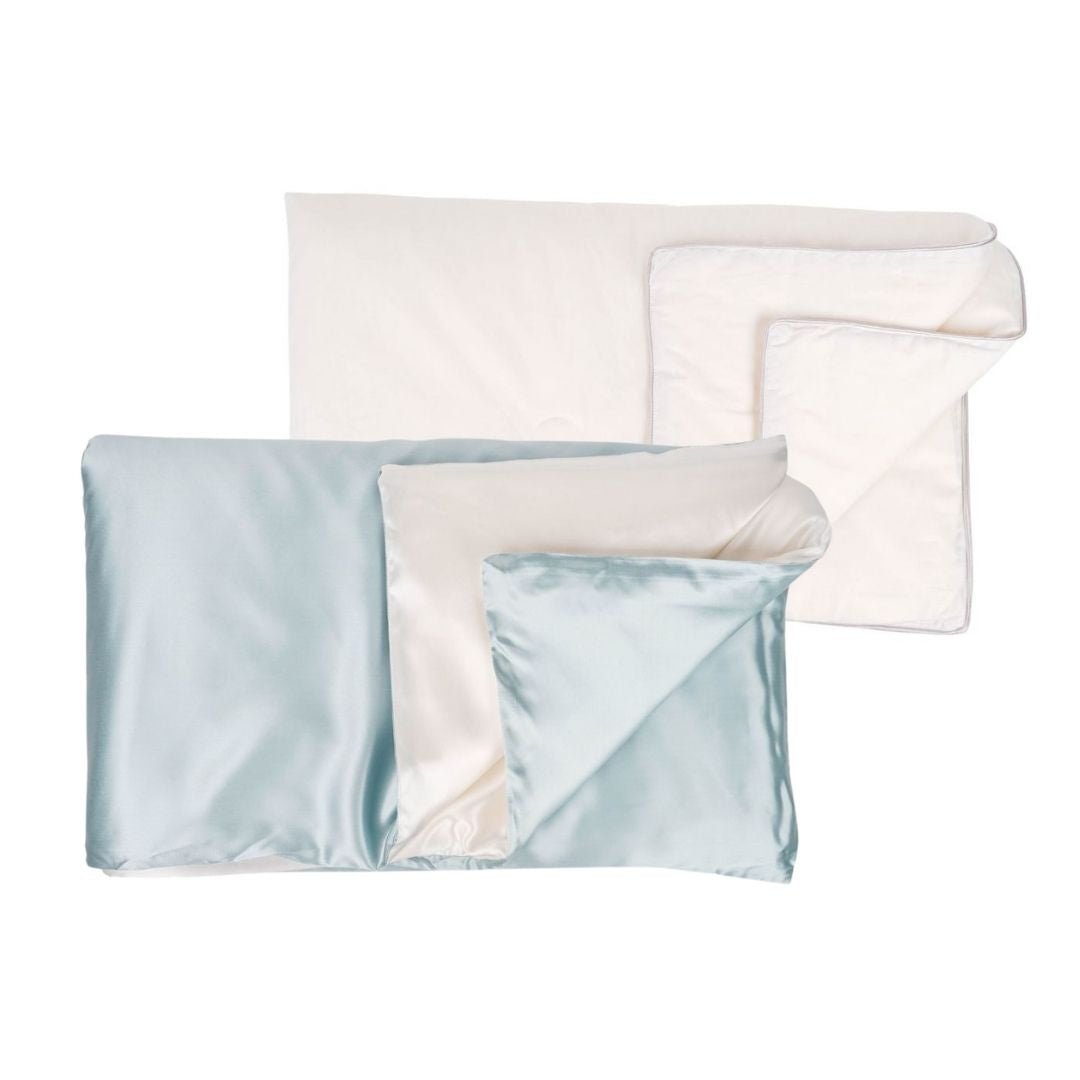 100% Mulberry Silk Baby Cot Blanket Gift Set