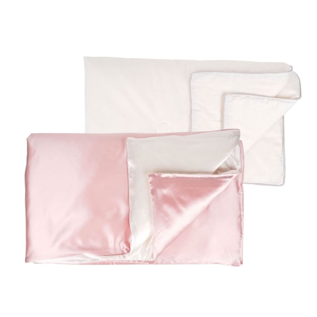 100% Mulberry Silk Baby Cot Blanket Gift Set